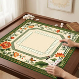 Garden Society mahjong mat — product design and size reference