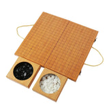 Double Take — wooden go & gomoku set