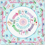 Palm Parasol mahjong mat — product design and size reference