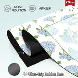 Hydrangea mahjong mat — product design and size reference