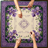 Violet Hour mahjong mat — product design and size reference