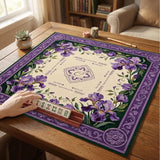 Violet Hour mahjong mat — product design and size reference