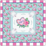 Palm Parasol mahjong mat — product design and size reference
