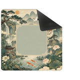 Lotus Reverie mahjong mat — product design and size reference