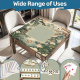 Lotus Reverie mahjong mat — product design and size reference