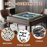 Midnight Garden mahjong mat — product design and size reference