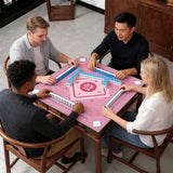 The Weekly Edit mahjong mat — product design and size reference