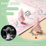 Petal Hour mahjong mat — product design and size reference