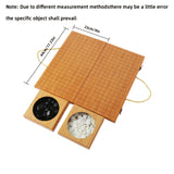 Double Take — wooden go & gomoku set