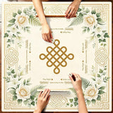 Porcelain Social II mahjong mat — product design and size reference
