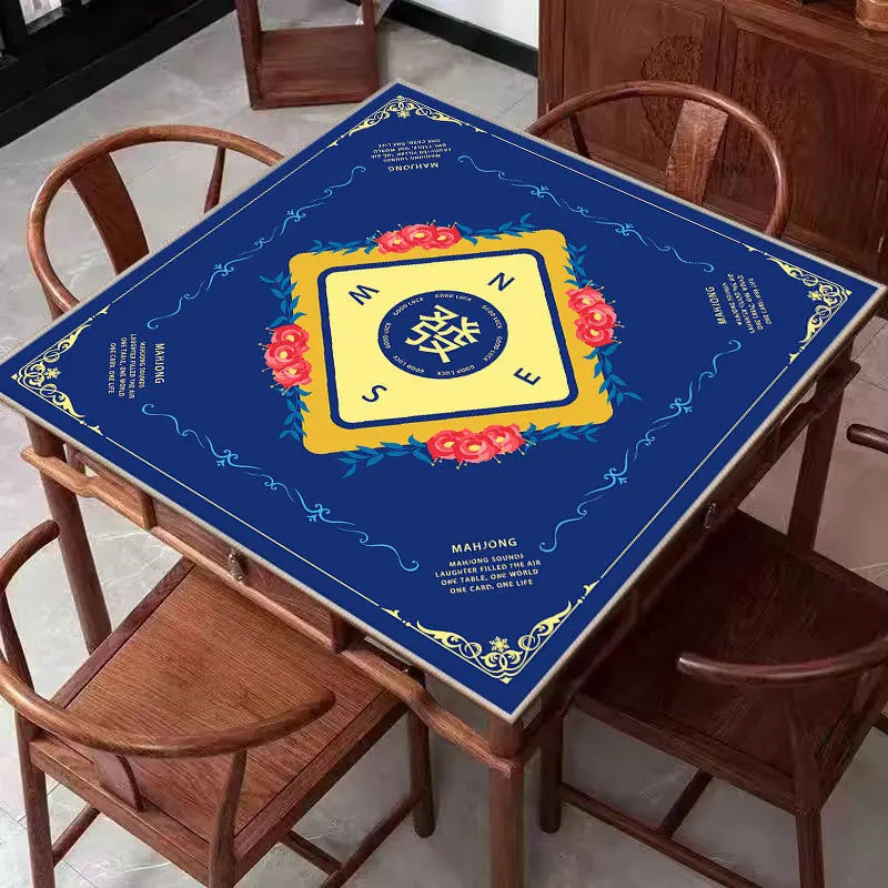 The Weekly Edit mahjong mat — product design and size reference