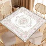 Peacock Garden mahjong mat — product design and size reference