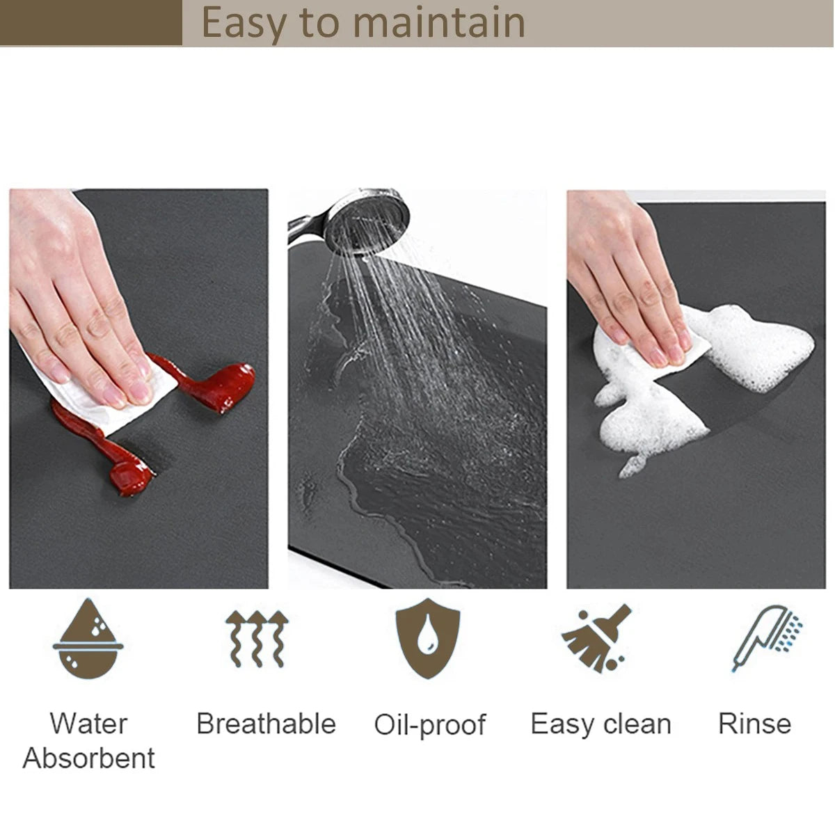 The Green Room mahjong mat — product design and size reference