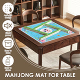 Blue Note mahjong mat — product design and size reference