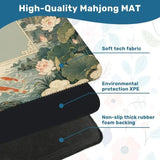 Lotus Reverie mahjong mat — product design and size reference