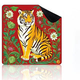 Tiger Social mahjong mat — product design and size reference