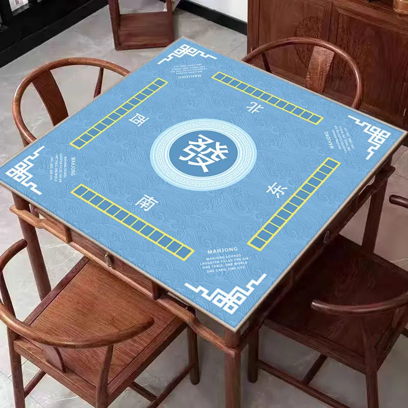 The Weekly Edit mahjong mat — product design and size reference