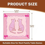 Midnight Garden mahjong mat — product design and size reference