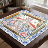 Porcelain Social II mahjong mat — product design and size reference