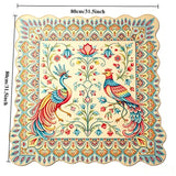 Phoenix Garden mahjong mat — product design and size reference