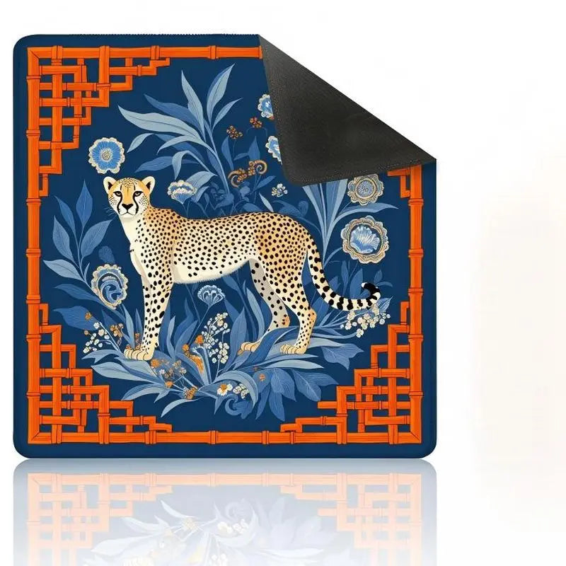 Tiger Social mahjong mat — product design and size reference