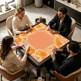 Botanical Hour mahjong mat — product design and size reference