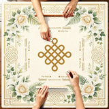 Porcelain Social mahjong mat — product design and size reference