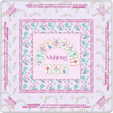 Palm Parasol mahjong mat — product design and size reference