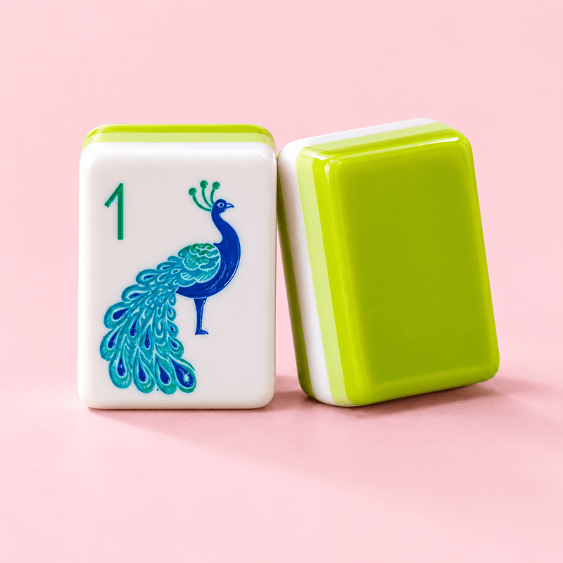 Appletini — Apple Green American Mahjong Set