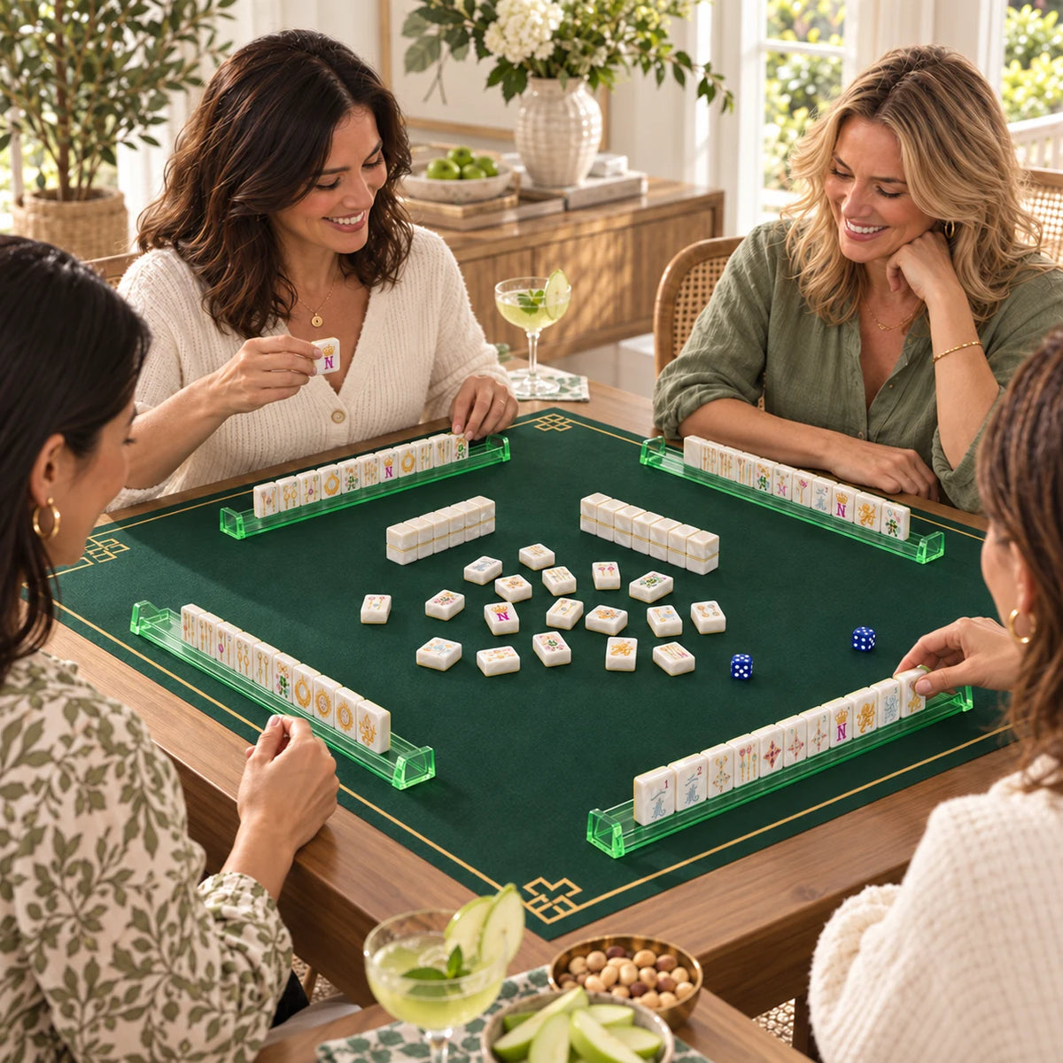Crown Jewel — friends sharing a game of mahjong
