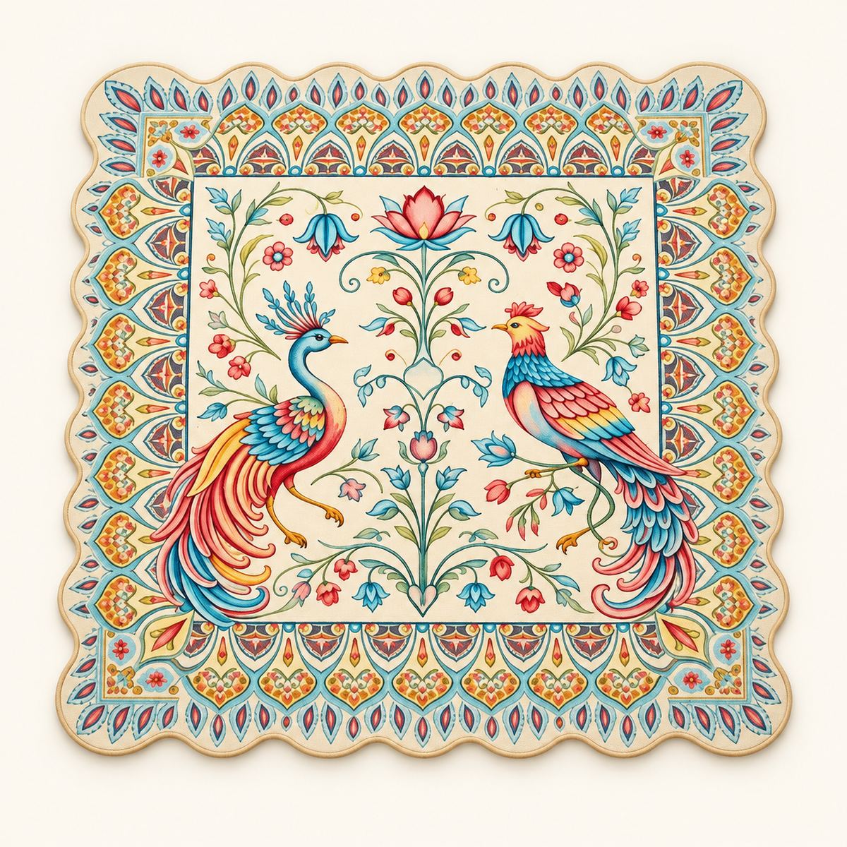 Phoenix Garden — mat shown from above. Featured design.