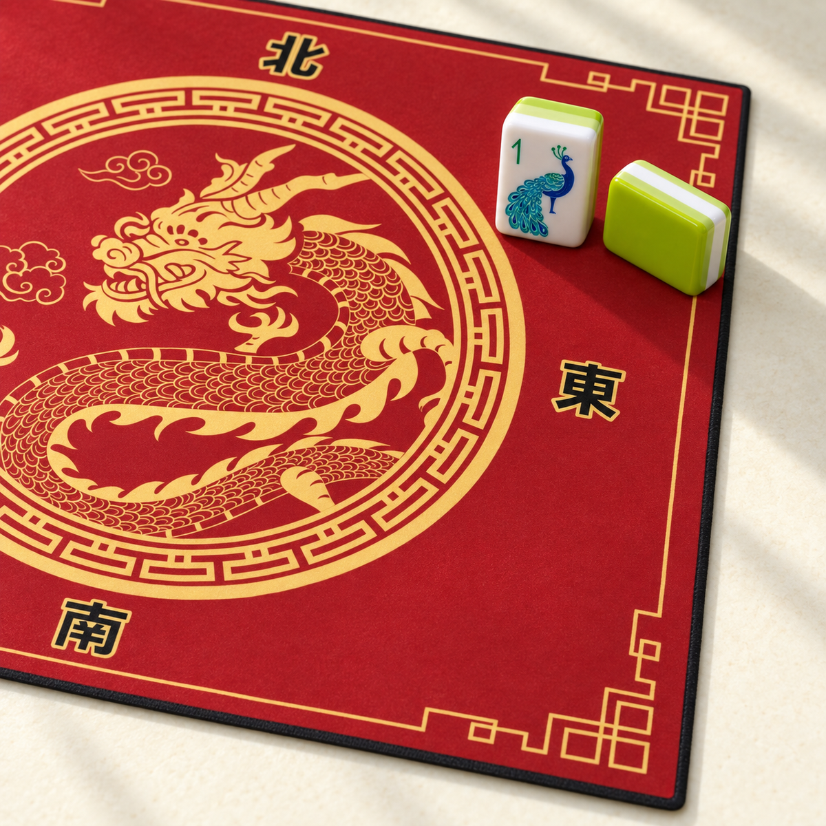 Red Letter — close view of the featured mat design. Featured design.