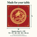 Red Letter — available mat sizes in centimetres. Featured design.