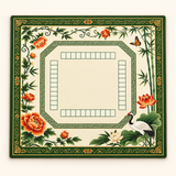 Garden Society — mat shown from above. Featured design.