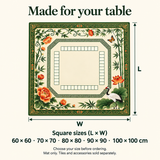 Garden Society — available mat sizes in centimetres. Featured design.