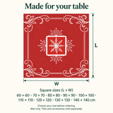 Winter Social — available mat sizes in centimetres. Featured design.