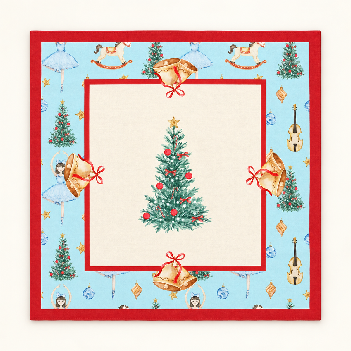 Holiday Ballet — mat shown from above. Featured design.
