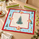Holiday Ballet — mat styled with mahjong tiles and table accessories, sold separately. Featured design.