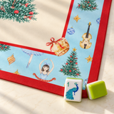 Holiday Ballet — close view of the featured mat design. Featured design.