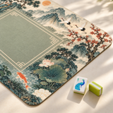 Lotus Reverie — close view of the featured mat design. Featured design.