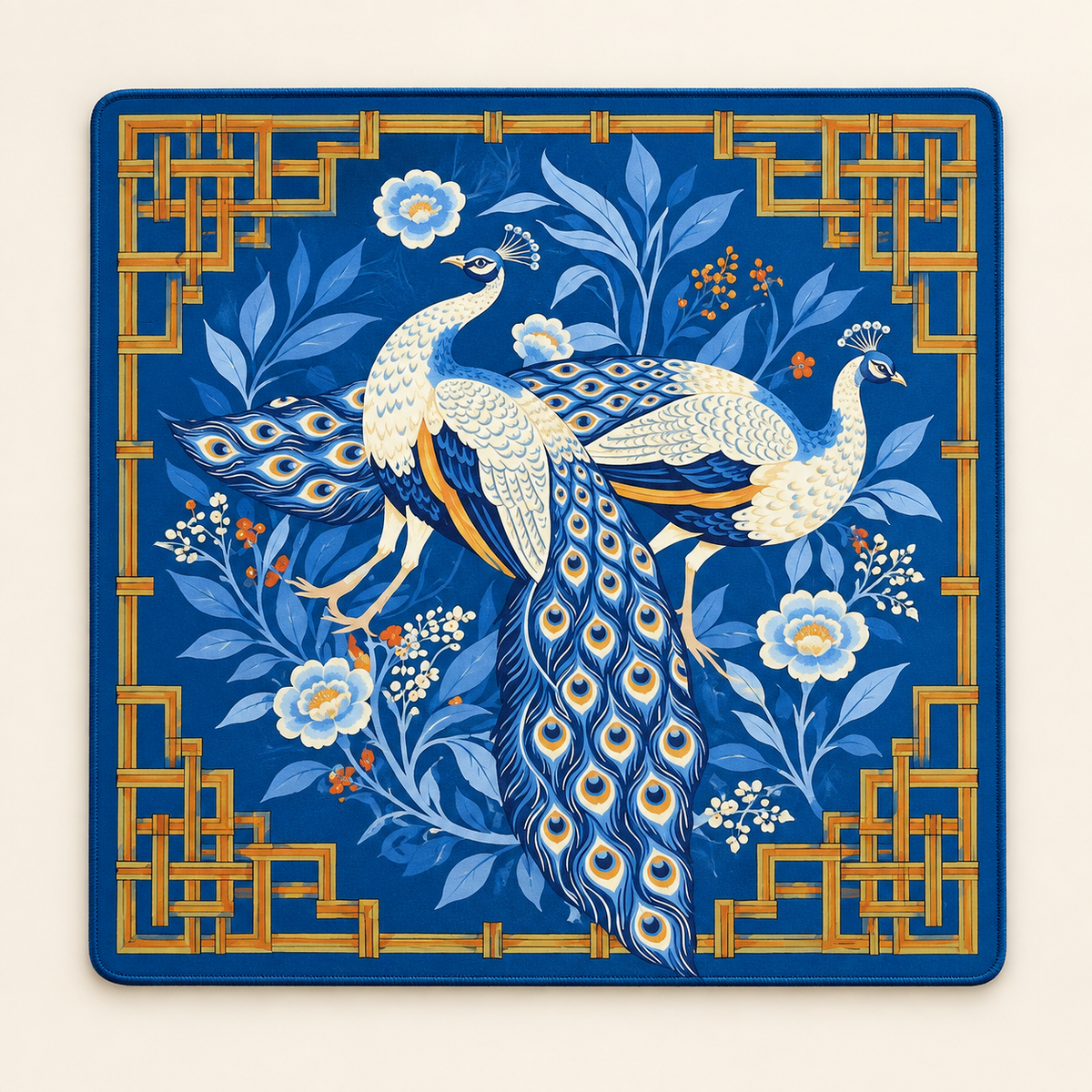 Midnight Garden — mat shown from above. Featured design.