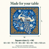Midnight Garden — available mat sizes in centimetres. Featured design.