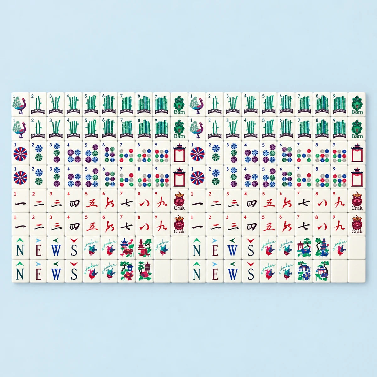 Midnight Mahj American mahjong tile inventory