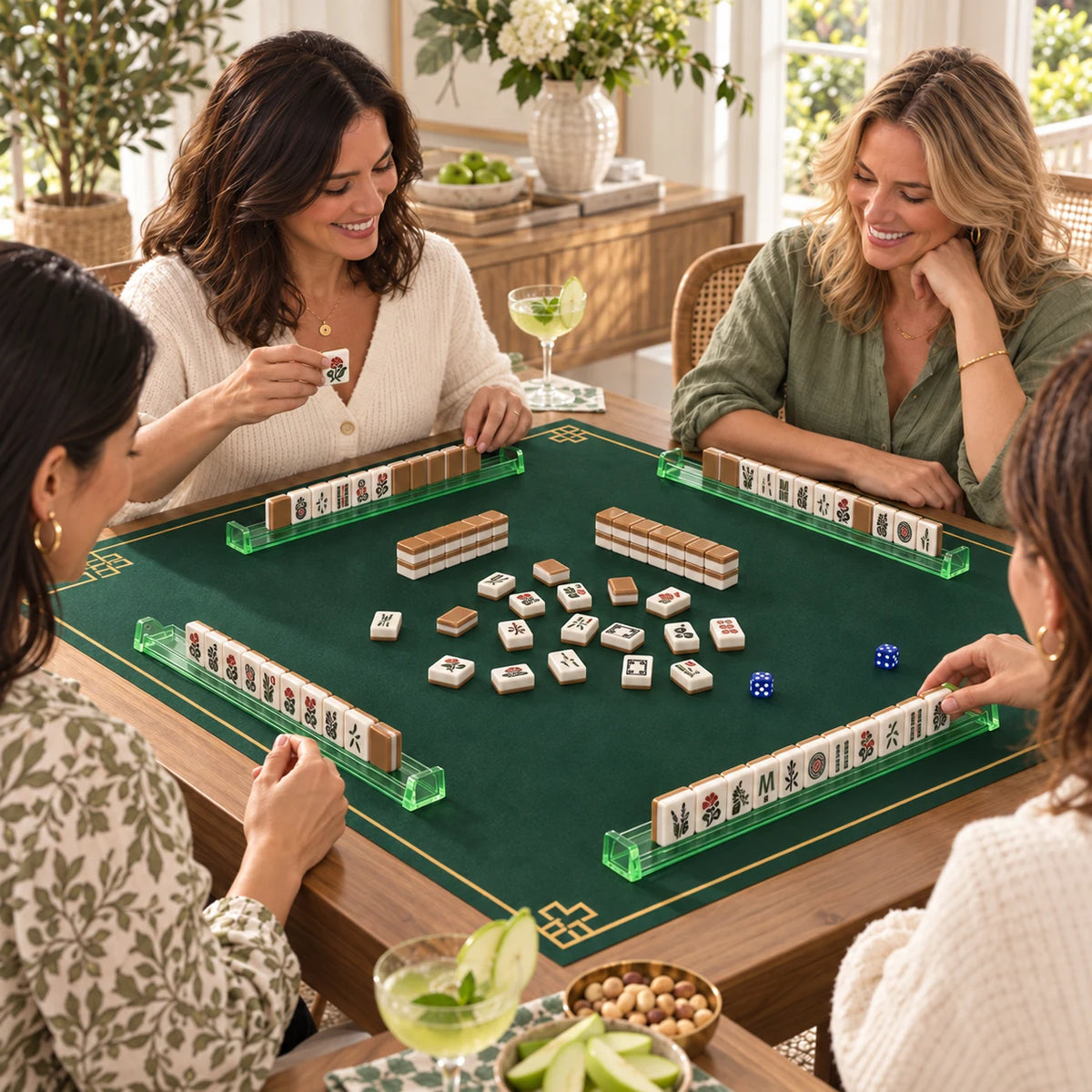 Mocha Social — friends sharing a game of mahjong