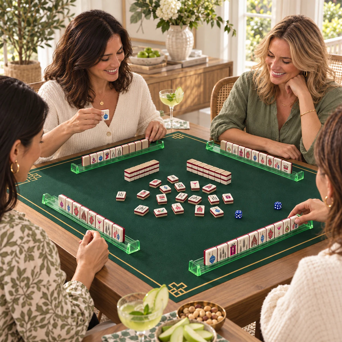 Noel Club — friends sharing a game of mahjong