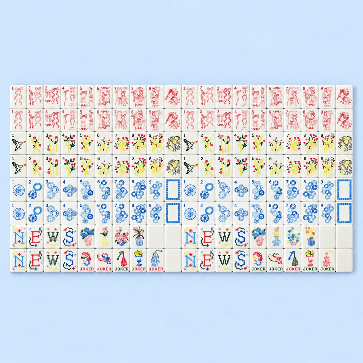 Stitch & Play American mahjong tile inventory