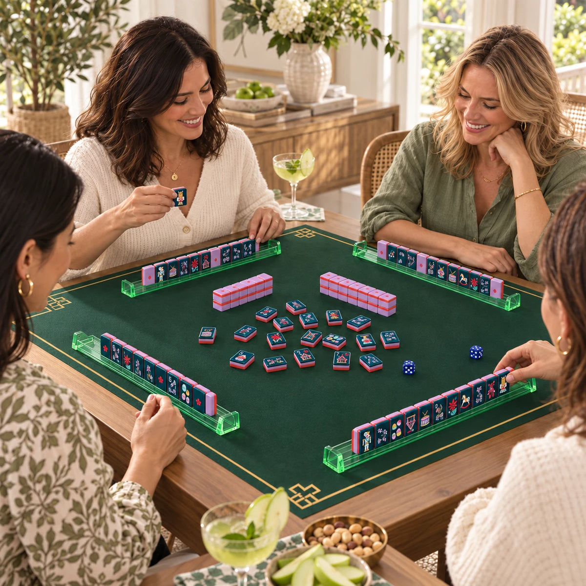 Sugarplum — friends sharing a game of mahjong