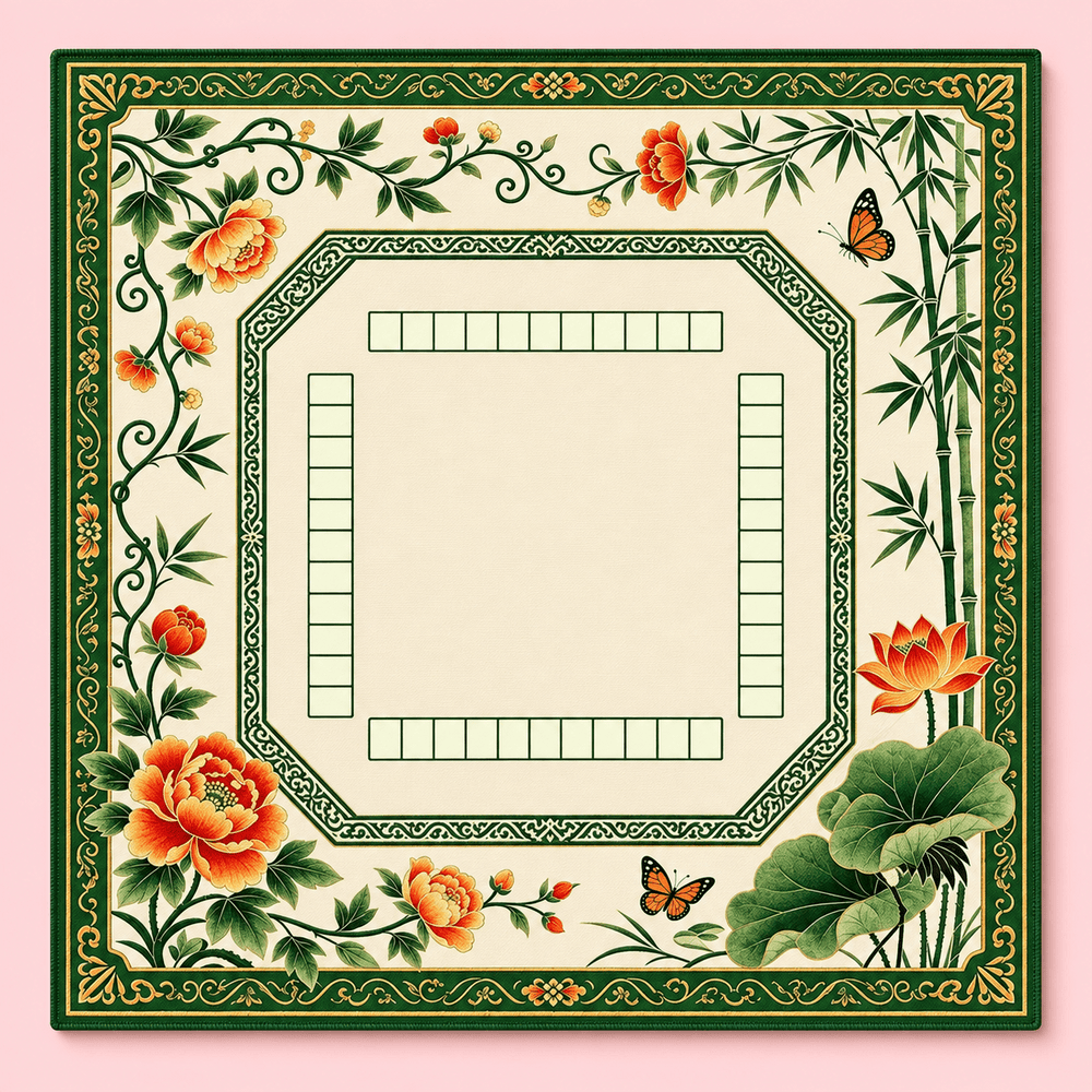 Garden Society — Patterned Mahjong Mat