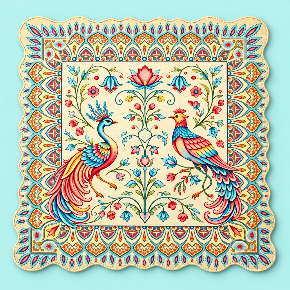 Phoenix Garden — Ornamental Mahjong Mat