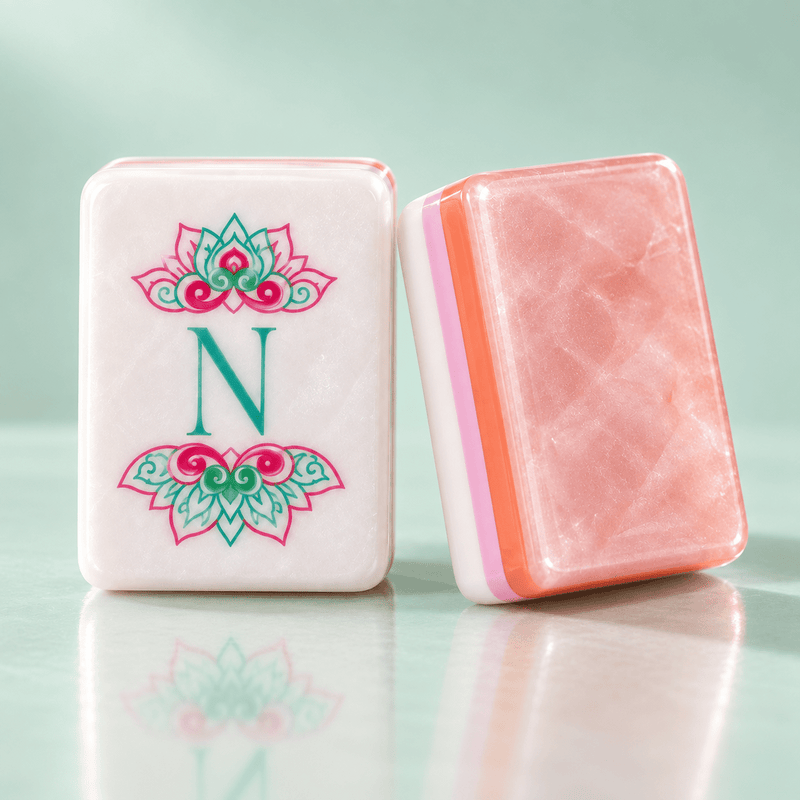 Rose Club — Pearl Pink American Mahjong Set